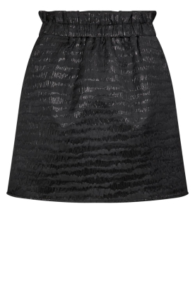 Co'Couture | Metallic striped skirt Fleur | black