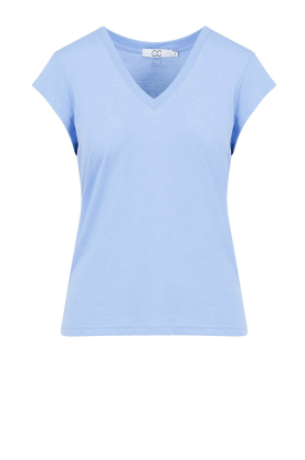 CC Heart |T-shirt met V-hals Vera | blauw