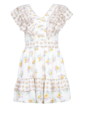 Berenice | Dress with floral print Roro | white