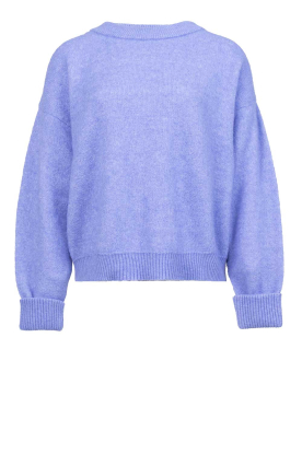 American Vintage |  Soft oversized Alpaca sweater Iris | purple