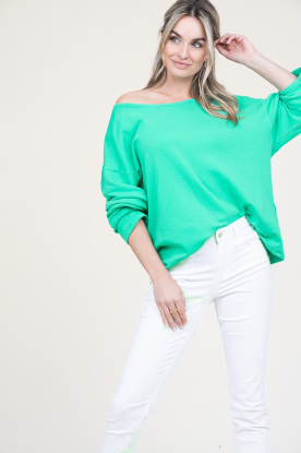 American Vintage |  Soft oversized sweater Hapylife | green