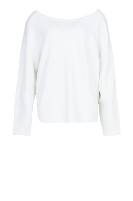 American Vintage | Soft oversized sweater Hapylife | white