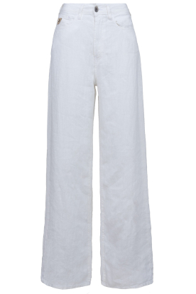 Lois Jeans | Linen trousers Skater | white