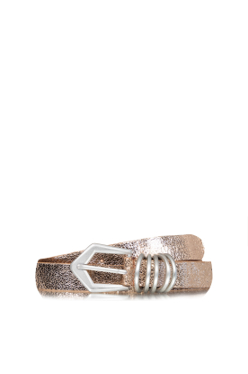 styleBREAKER genopte riem in vintage stijl, riem verkortbaar