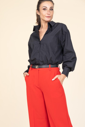 Ibana |  Body blouse Tuela | black
