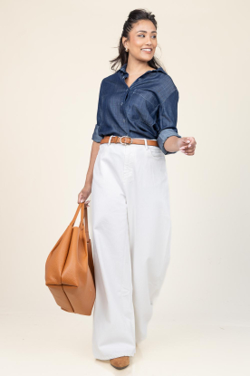 BLLMR | Lyocell denim blouse Bodi | blauw 