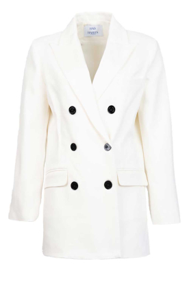 Bad Habits |  Double breasted blazer Alba | natural 