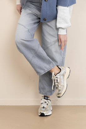 Mercer |  The Re-Run metallic sneaker | gold 