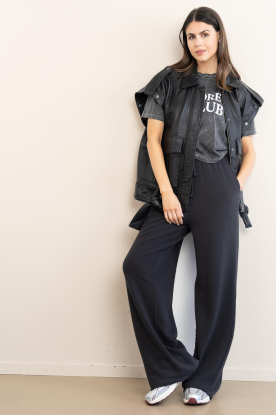 American Vintage | Zachte joggingbroek Atubay | zwart 