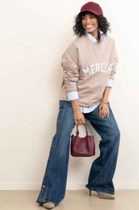 Gianni Chiarini |  Leather bag Dua Small | burgundy 