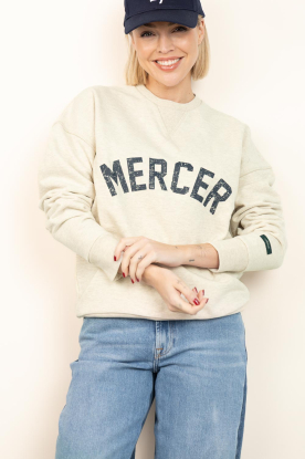 Mercer |  Sweater with logo Mercer | natural 