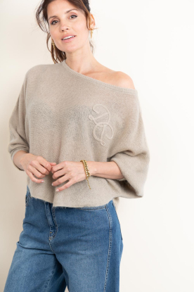 Dante6 |  Alpaca sweater Montre | grey 