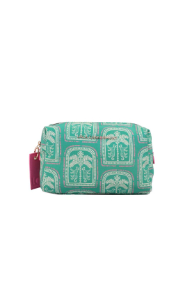 Lola Casademunt |  Toiletry bag with print Girona | green 