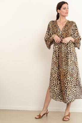 Lola Casademunt |  Maxi dress with print Club Leo | animal print 