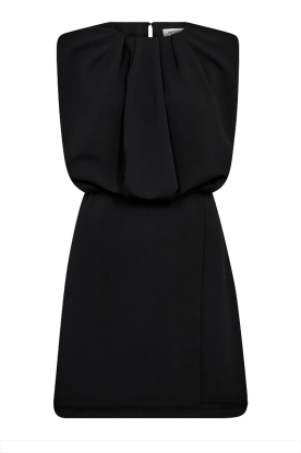 Co'Couture |  Pleated mini dress Falcon | black 