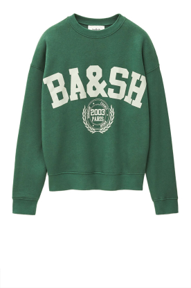 ba&sh |  Sweater with logo Fenja | green 