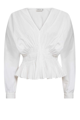 Copenhagen Muse |  Tailored top Poplin | White 