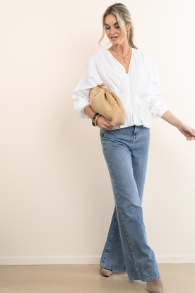 Look Tailored top Poplin