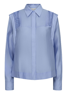 Copenhagen Muse | Lyocell blouse Molly | blauw 