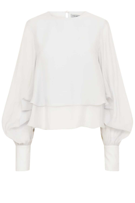 Copenhagen Muse |  Lyocell top with puffed sleeves Tilly | natural 