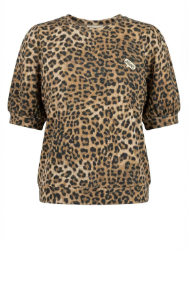 Janice |  Sweater with leopard print Corey | animal print 