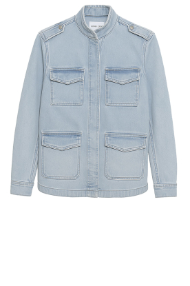 Janice |  Denim jacket with pockets Dwayne | blue 