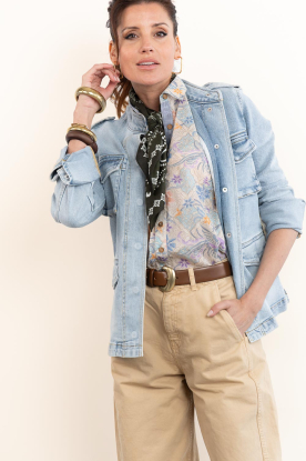 Janice |  Denim jacket with pockets Dwayne | blue 