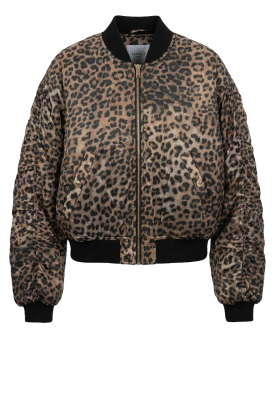 Janice |  Bomber jacket with leopard print Lexx | animal print 