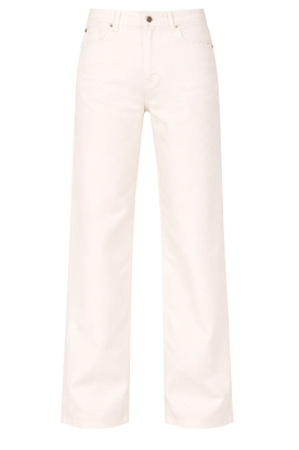 Janice |  High waist straight leg jeans Jason | natural 