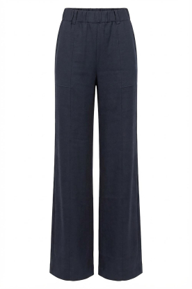 Badits |  Satin wide leg trousers Macarena | grey 