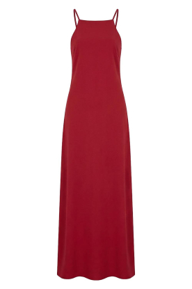 Badits |  Crêpe halter dress Leila | red 