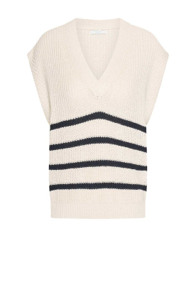 by-bar |  Striped spencer Lune | natural 