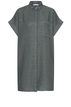 by-bar |  Linen dress Hella | black 