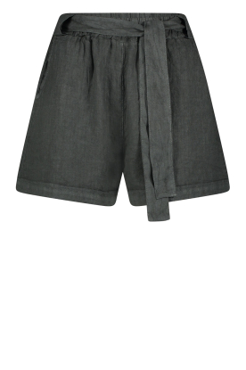 by-bar |  Linen short June | black 