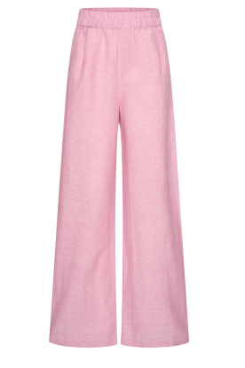 by-bar |  Linen blend pants Benji | pink 