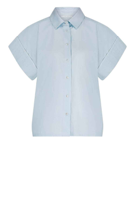 by-bar |  Poplin blouse Pixie | blue 