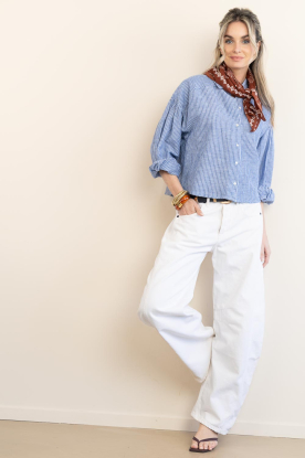 Look Linen striped blouse Sarah