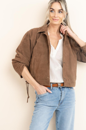 Alter Ego |  Suede  jacket Fallon | camel 