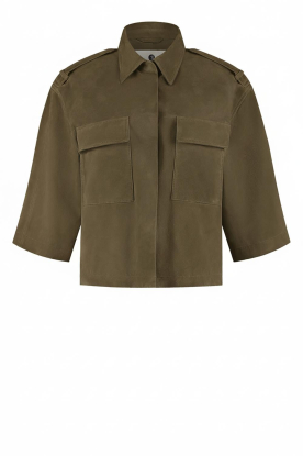 Alter Ego |  Suede blouse/jacket Nala | green 