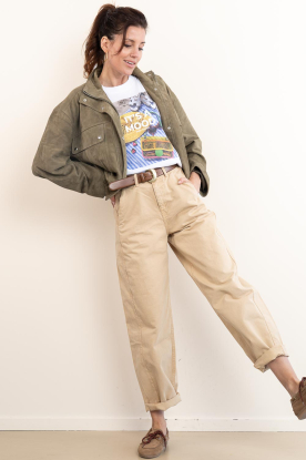 Look Suede bomber jacket Beccy