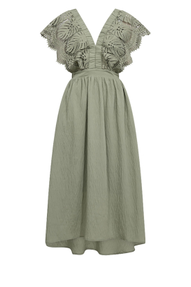 Copenhagen Muse |  Dress with lace details Cole | green 