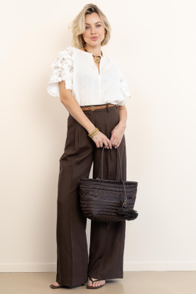 Copenhagen Muse |  Lyocell trousers Natu | brown 