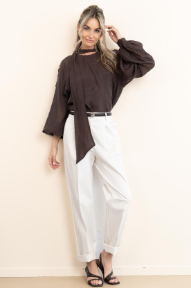 Look Ciffon top with buttons Tilly