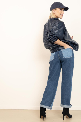 7 For All Mankind |  High waist two toned jeans Stovepipe | blue 