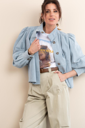 Look T-shirt met print Hour