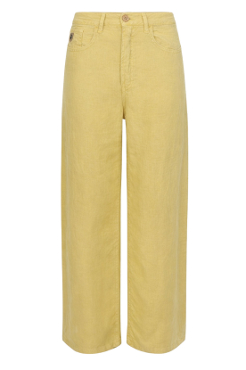 Lois Jeans |  Wide leg linen pants Skater L32 | yellow 