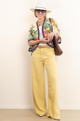 Look Wide leg linen pants Skater L32