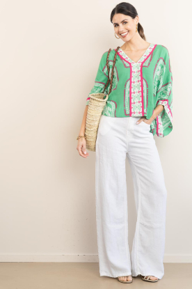 Look Wide leg linnen pants Skater L32