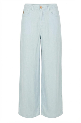 Lois Jeans |  Wide leg linnen pants Skater L32 | blue 