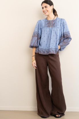 Look Wide leg linen pants Marlene L32